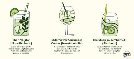 3 Easy Lime & Cucumber Soda Recipes | Steep Soda Co.