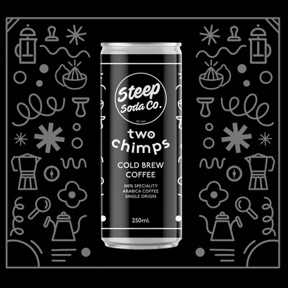 Steep Soda Co x Two Chimps Cold Brew Coffee