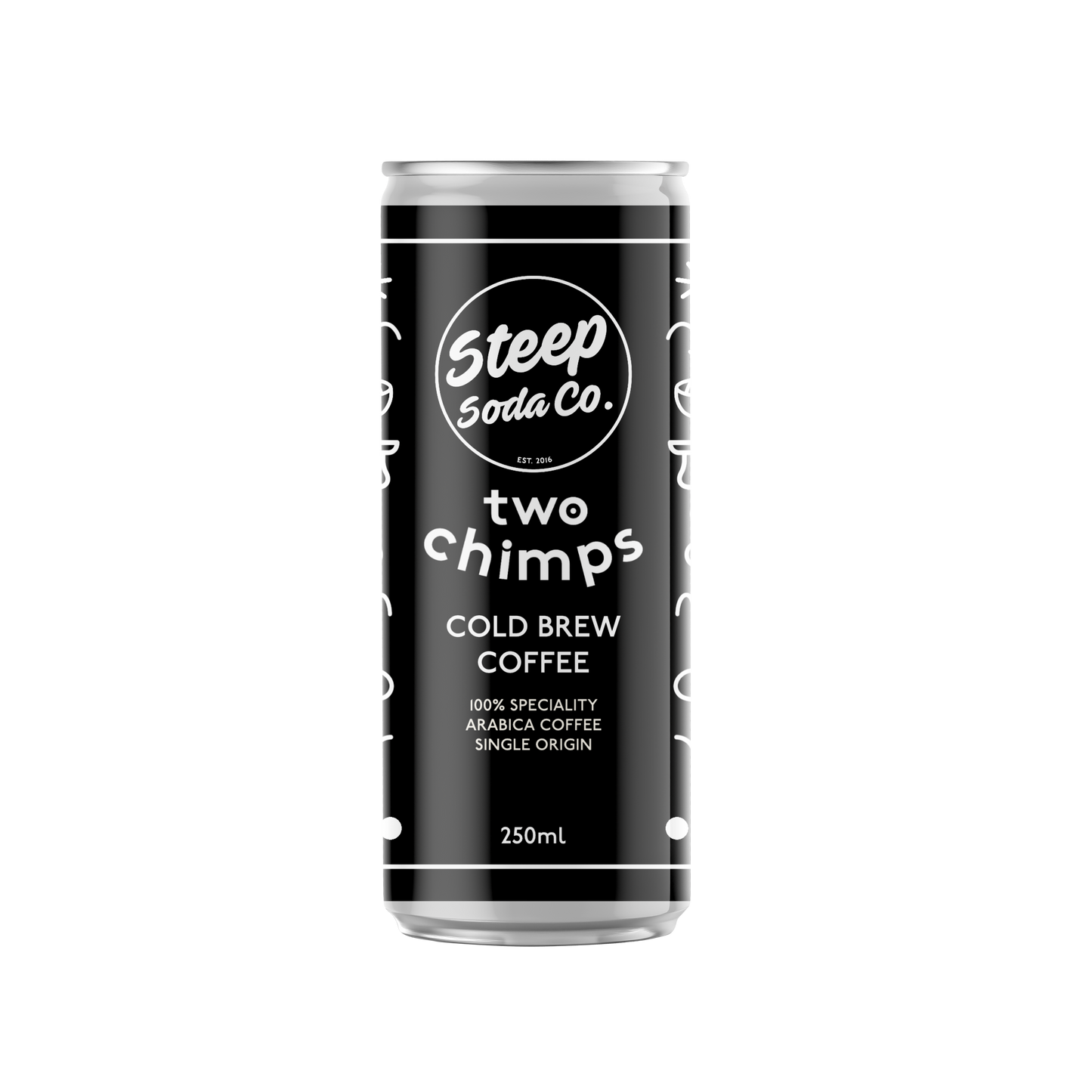 Steep Soda Co x Two Chimps Cold Brew Coffee