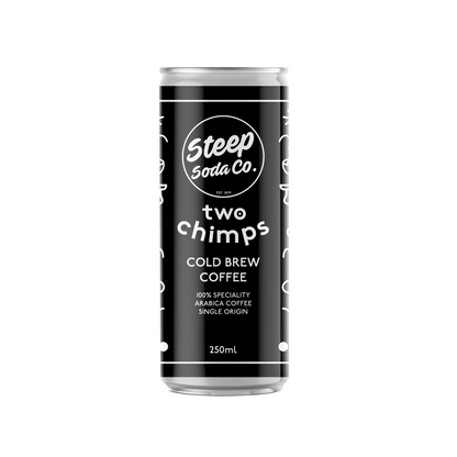 Steep Soda Co x Two Chimps Cold Brew Coffee