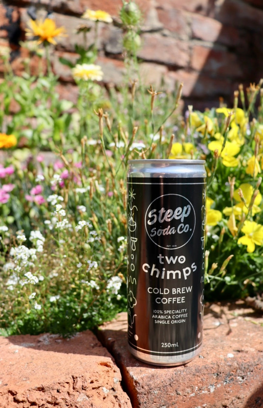 Steep Soda Co x Two Chimps Cold Brew Coffee